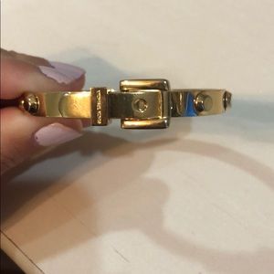 Michael Kors gold buckle bracelet